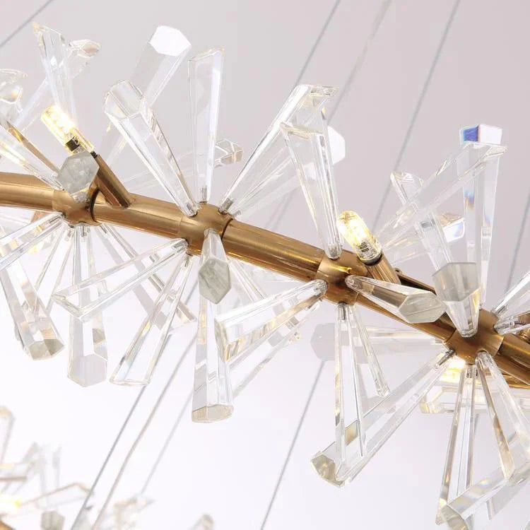 Kylia Ring Crystal Chandelier - Blushlighting