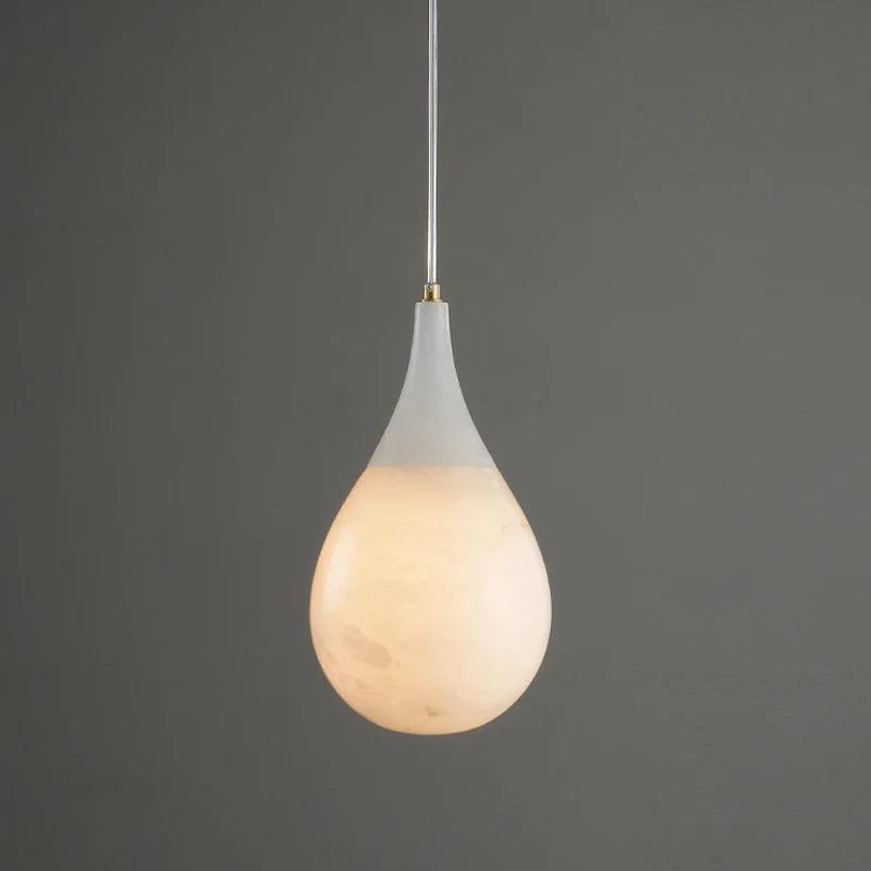 Larry Alabaster Rain Modern Pendant Light-Pendant Light-Blushlighting