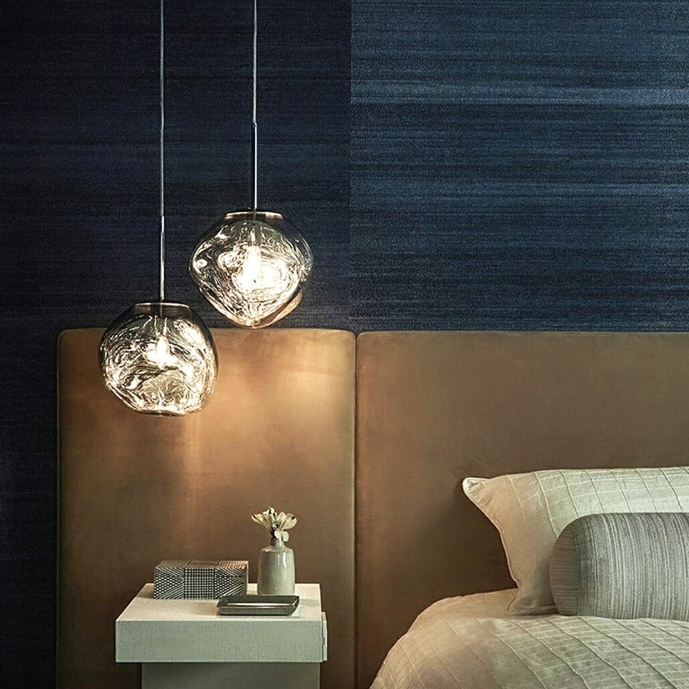 Lava Chandelier Villa Loft Duplex Stairwell Pendant Light - Gold1 Ball - DIA 7.87'' / 20cmBlushlighting