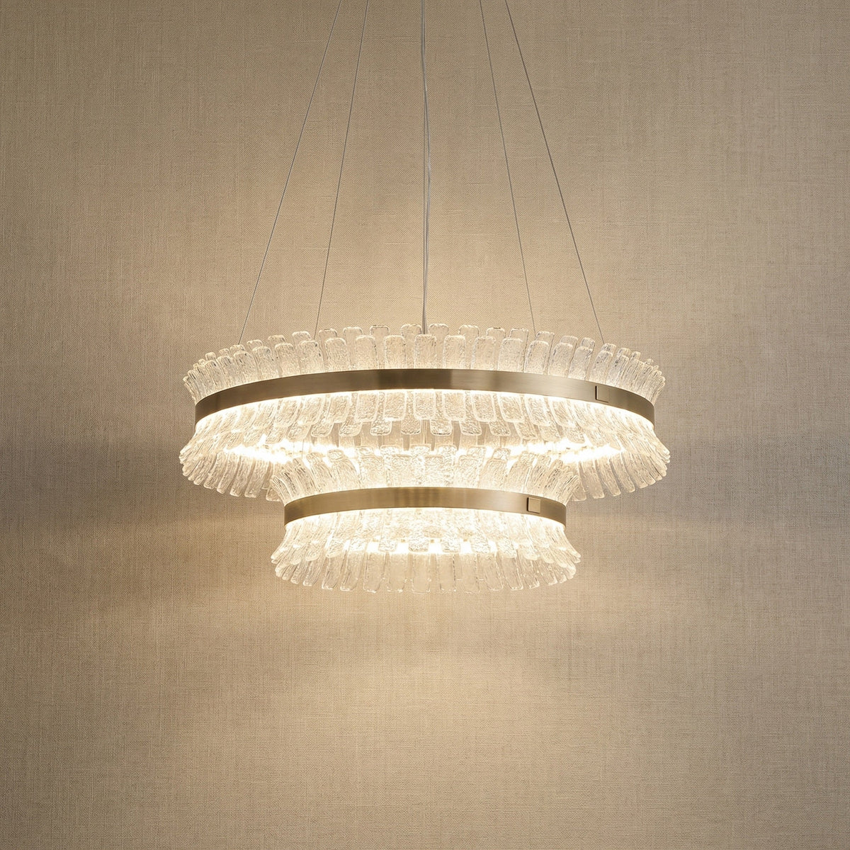Lawson Modern Living Room Chandelier 31" - Ø31.5"+Ø17.3" × H15.7" (Ø80+Ø44 × H40 cm)Blushlighting