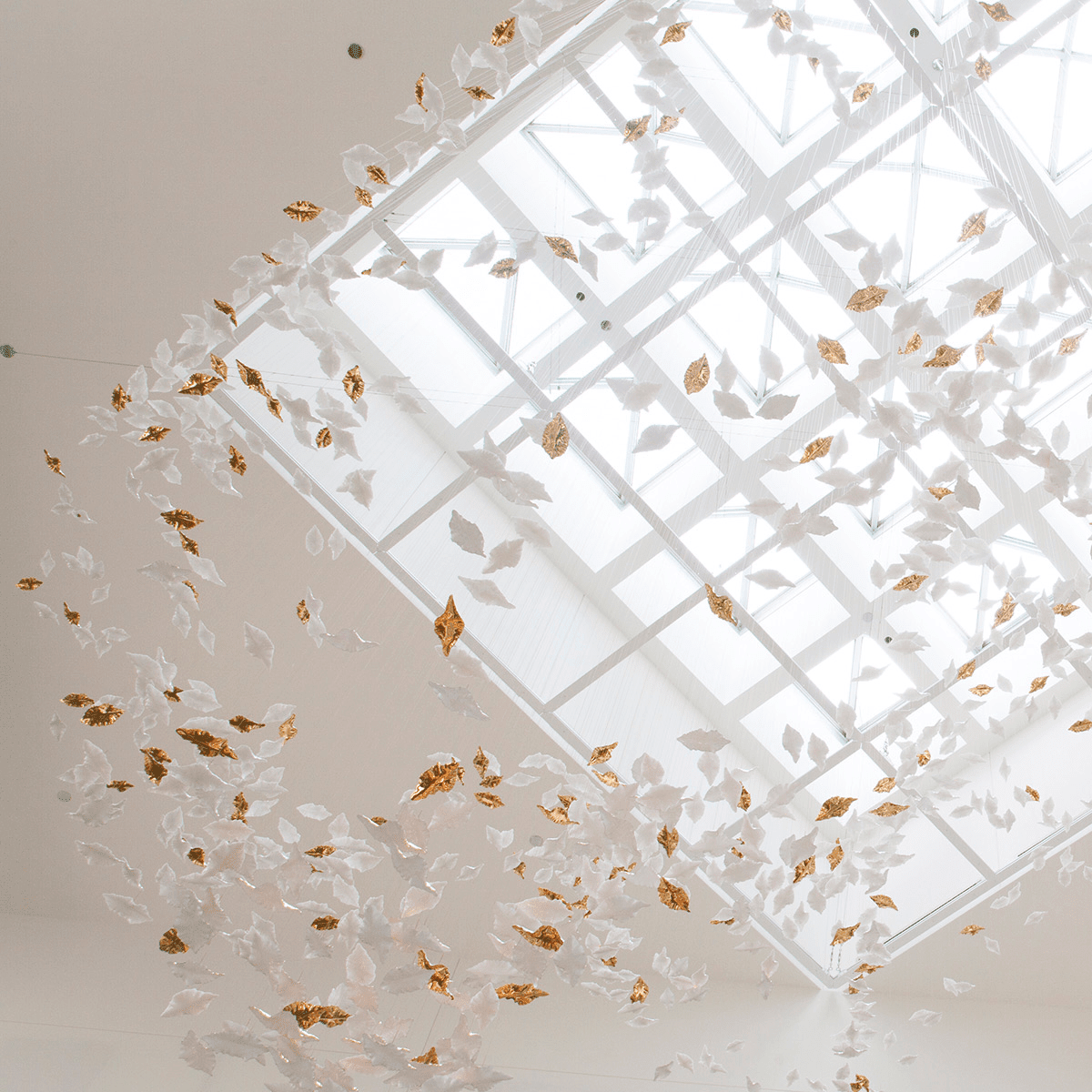Leaf Twisted Sculptural Customize Chandelier - Support Customized DrawingsBlushlighting