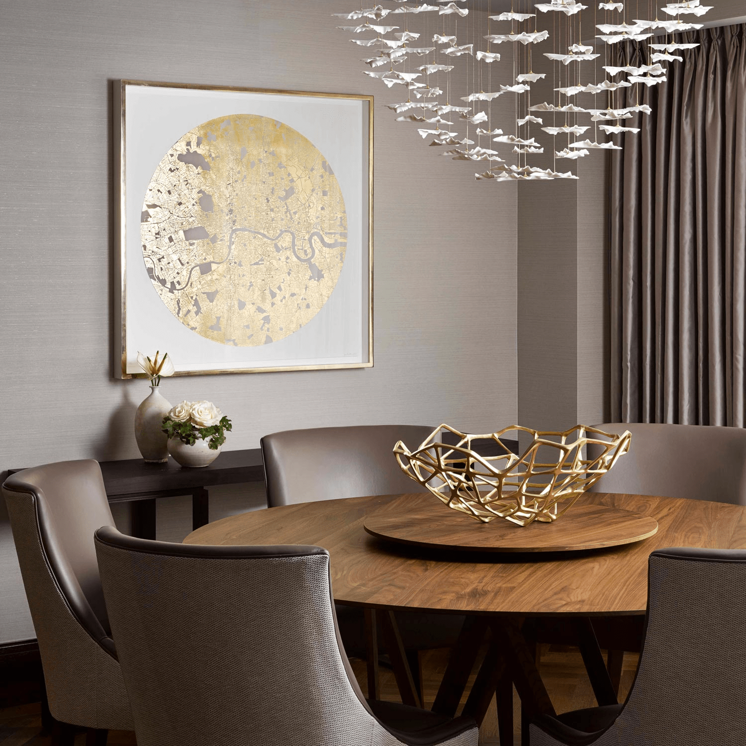 Leaf Twisted Sculptural Customize Chandelier - Support Customized DrawingsBlushlighting