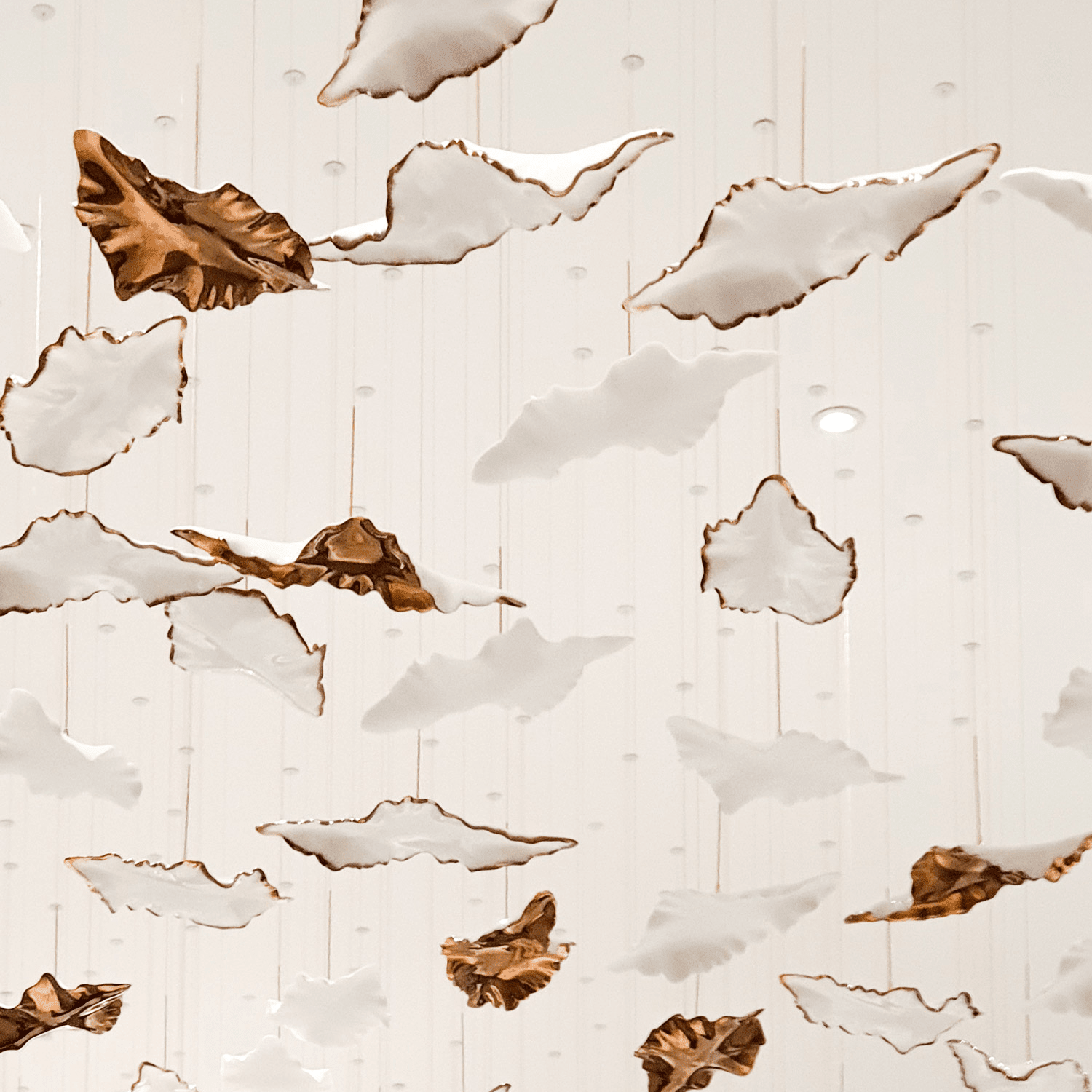 Leaf Twisted Sculptural Customize Chandelier - Support Customized DrawingsBlushlighting