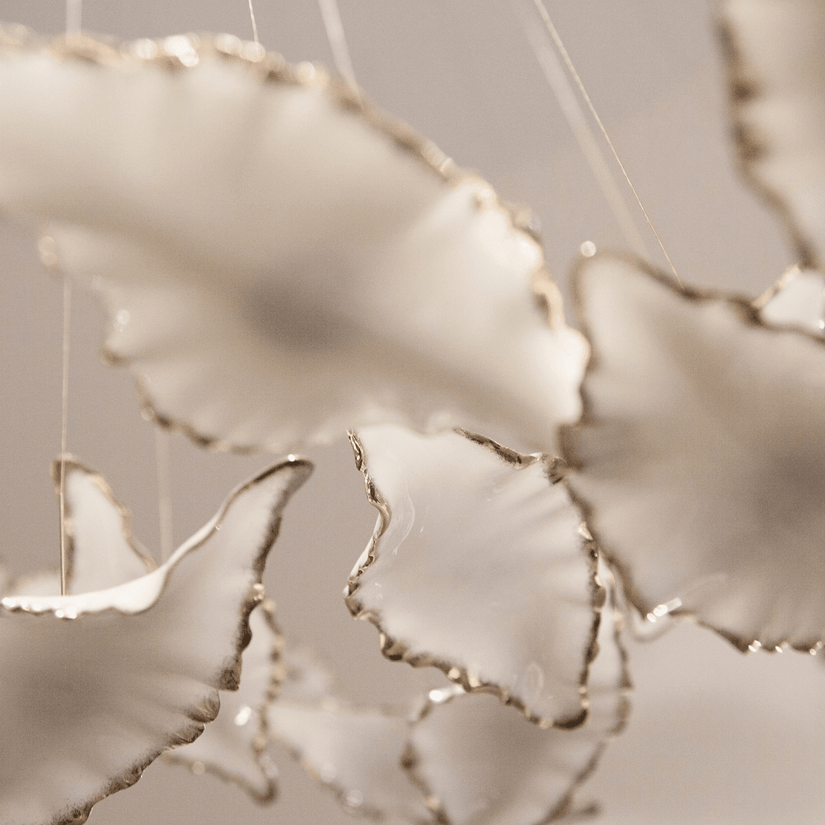 Leaf Twisted Sculptural Customize Chandelier - Support Customized DrawingsBlushlighting