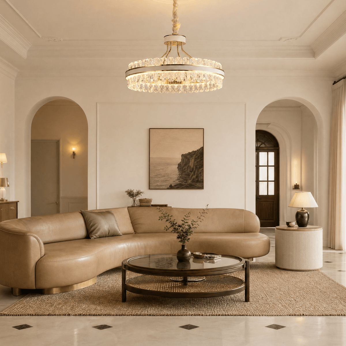 Leather Chandelier - Blushlighting