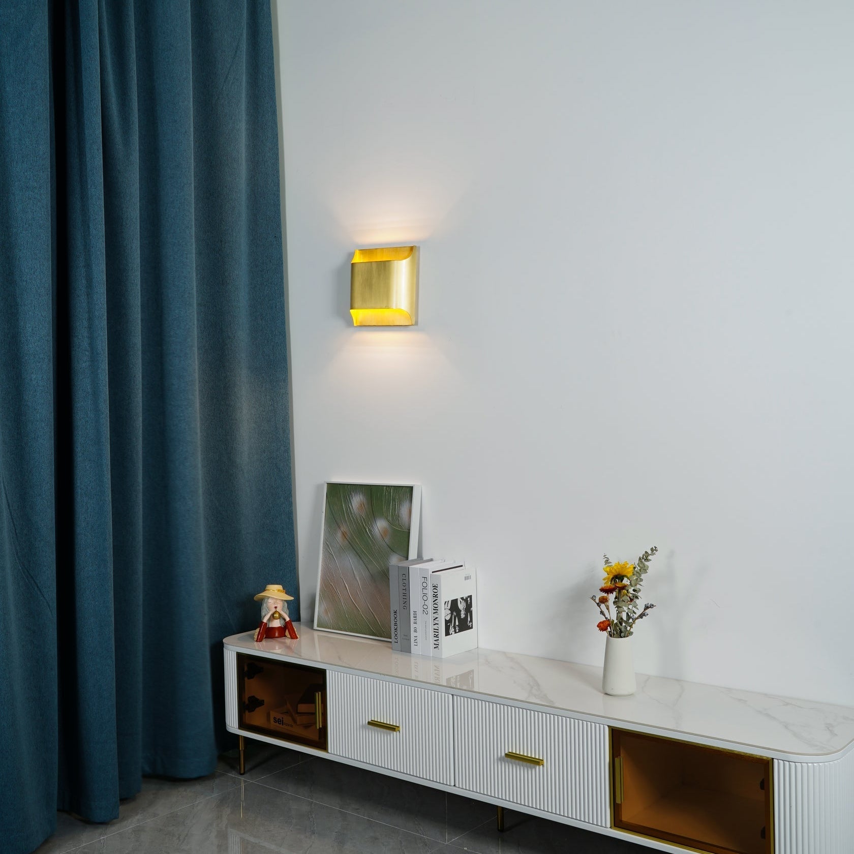 Leclerc Wall Lamp - ∅ 9.8″ x H 9.8″ / Dia 25cm x H 25cmBrassBlushlighting