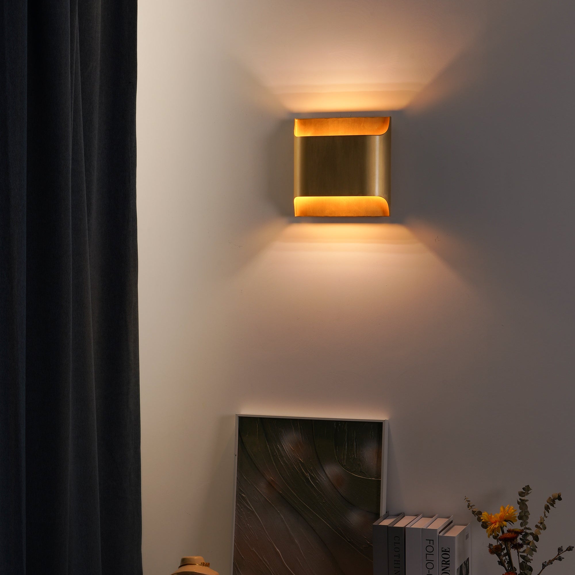 Leclerc Wall Lamp - ∅ 9.8″ x H 9.8″ / Dia 25cm x H 25cmBrassBlushlighting