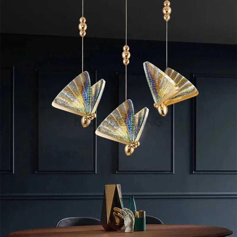 Led Butterfly Pendant Lights-Pendant Lights-Blushlighting-Blushlighting