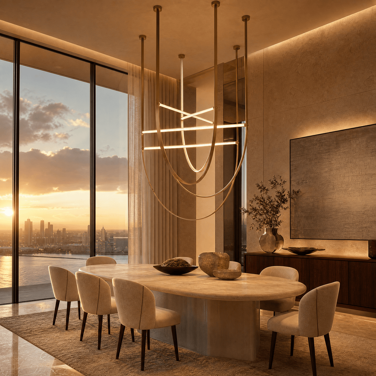 LED Chandelier - Blushlighting