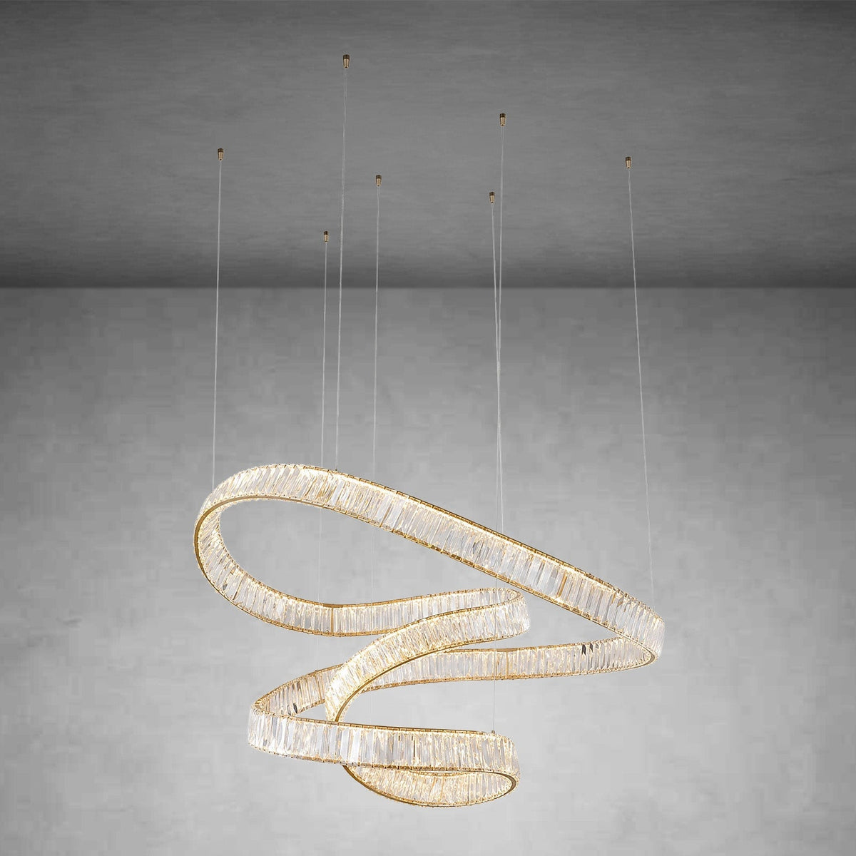 LED Rod Chandelier - Φ1000*H750mmBlushlighting