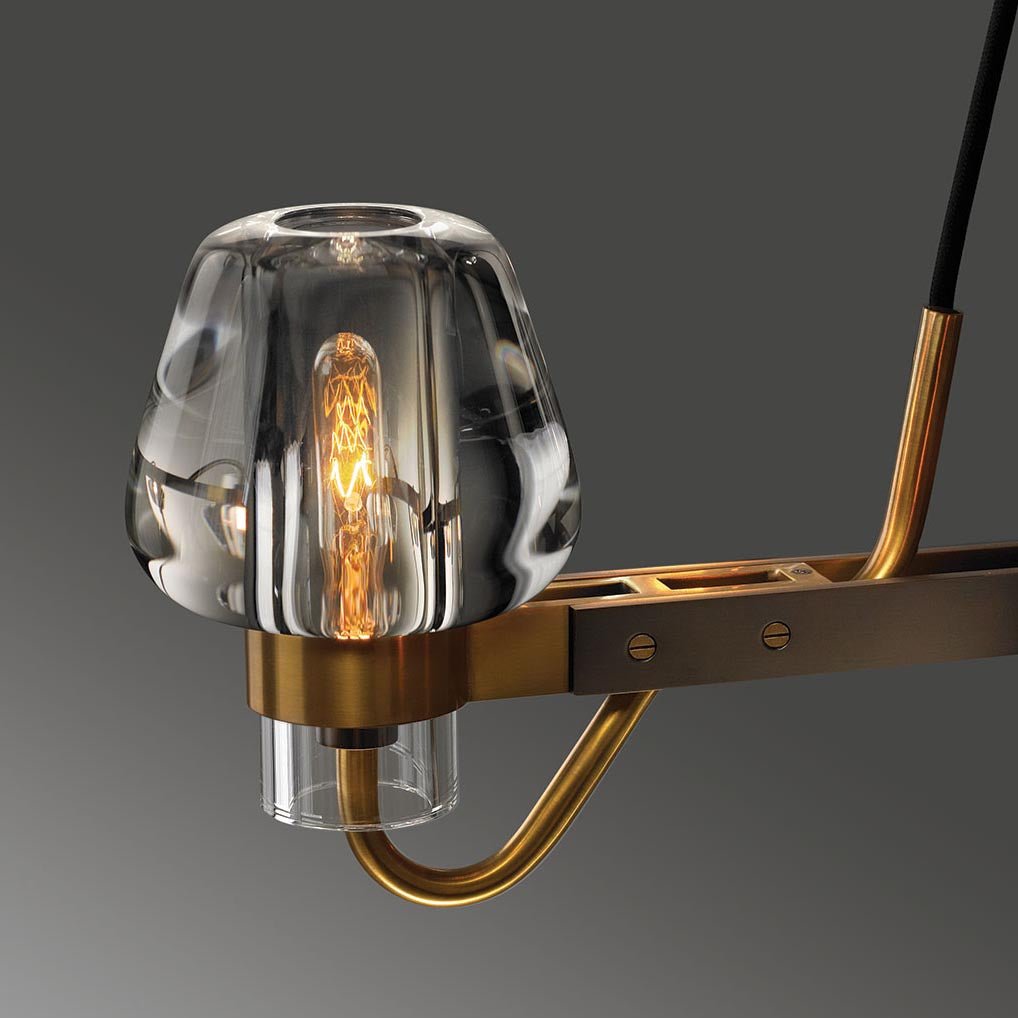 Letitia Crystal Chandelier 3 Light - Blushlighting