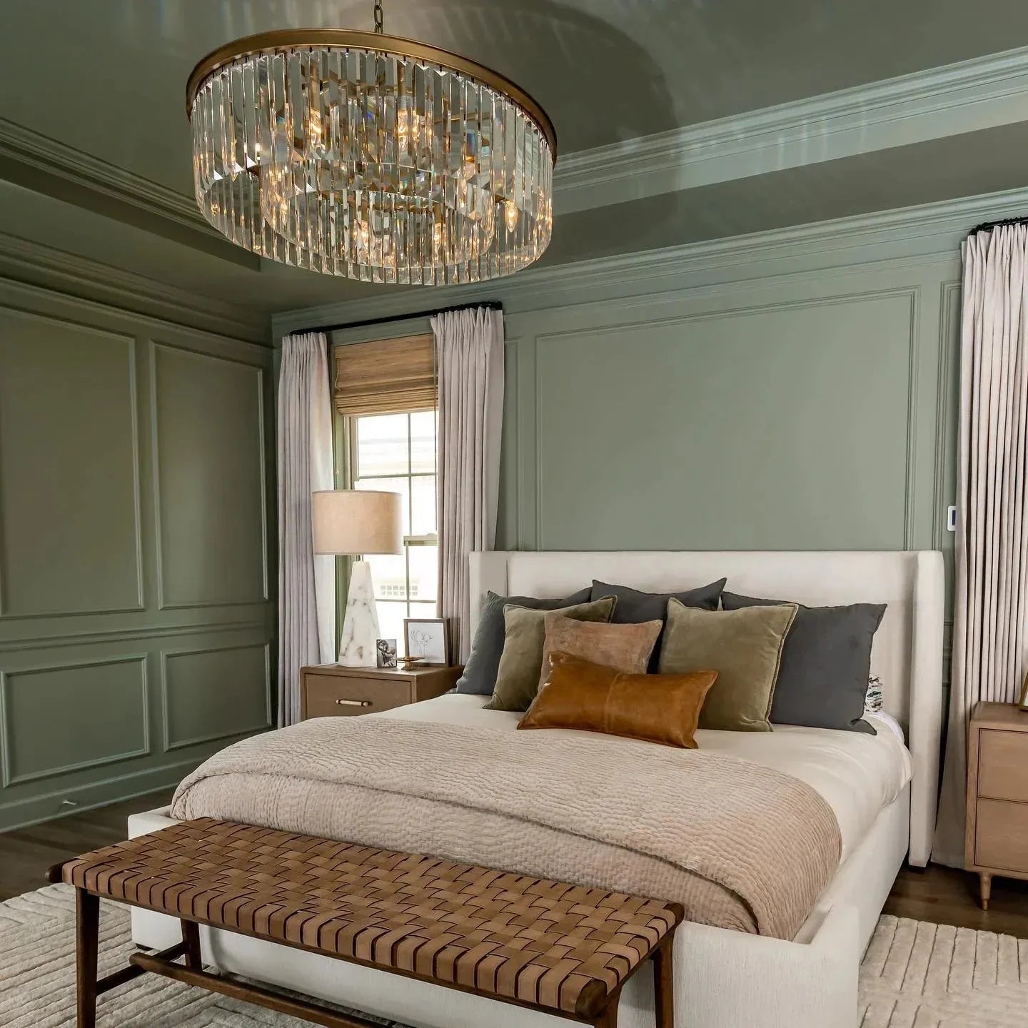 Leyland Crystal Round Chandelier - BronzeBlushlighting