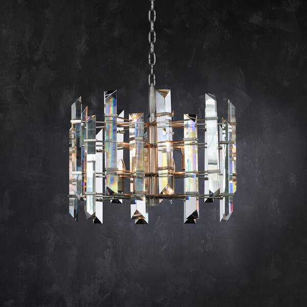 Light Wheel Small Pendant-Chandelier-Blushlighting-Blushlighting