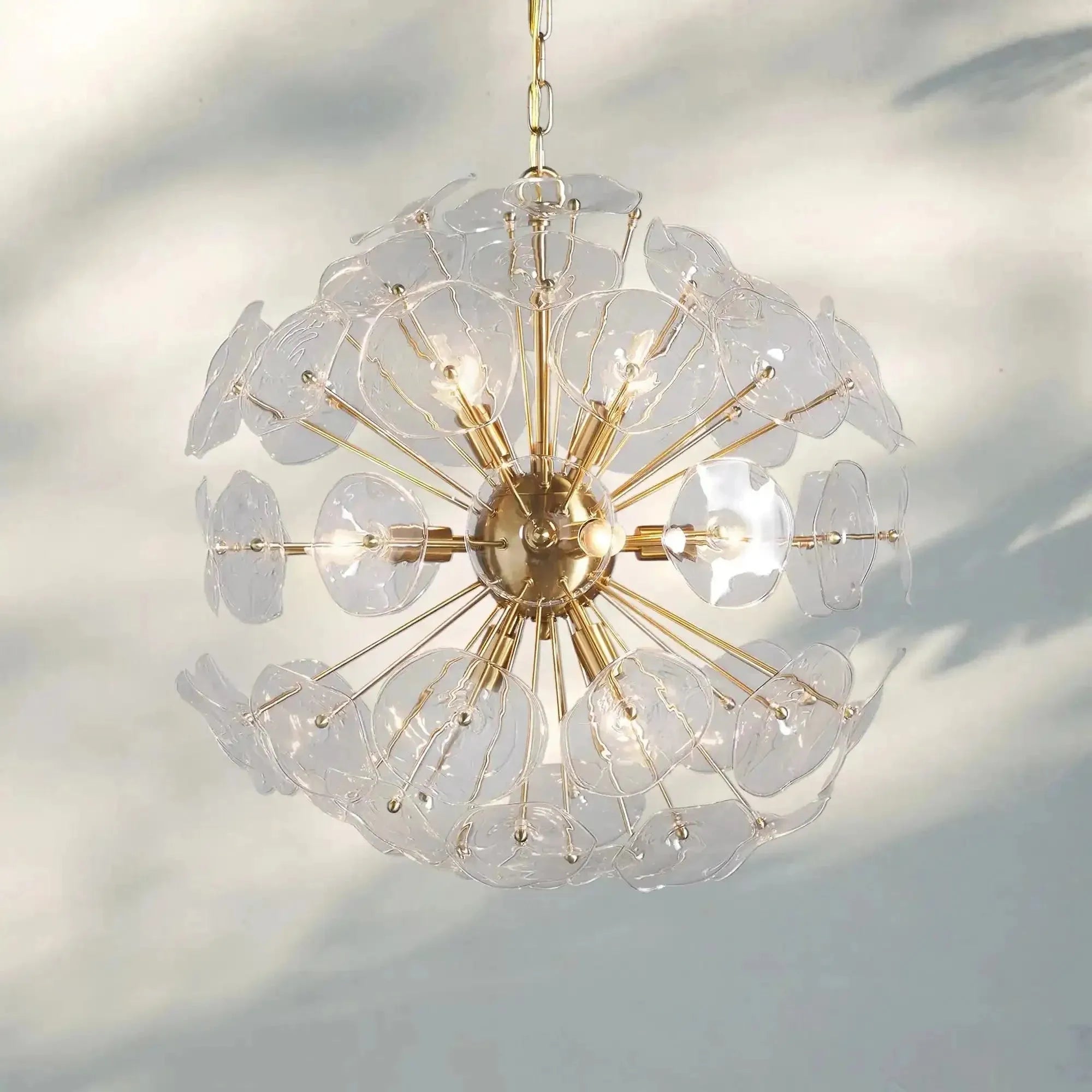 Lily Round Chandelier 8/10/19 Light - 8 - LightBrassBlushlighting
