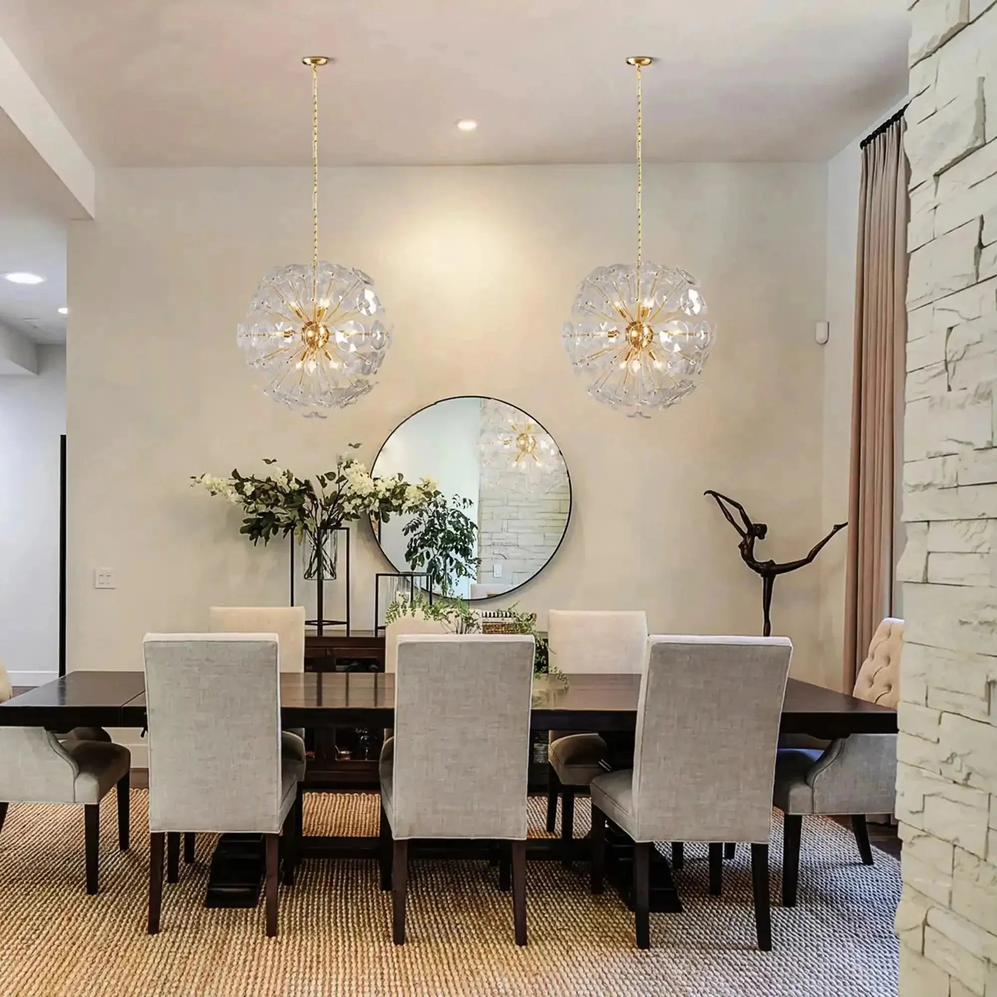 Lily Round Chandelier 8/10/19 Light - Blushlighting