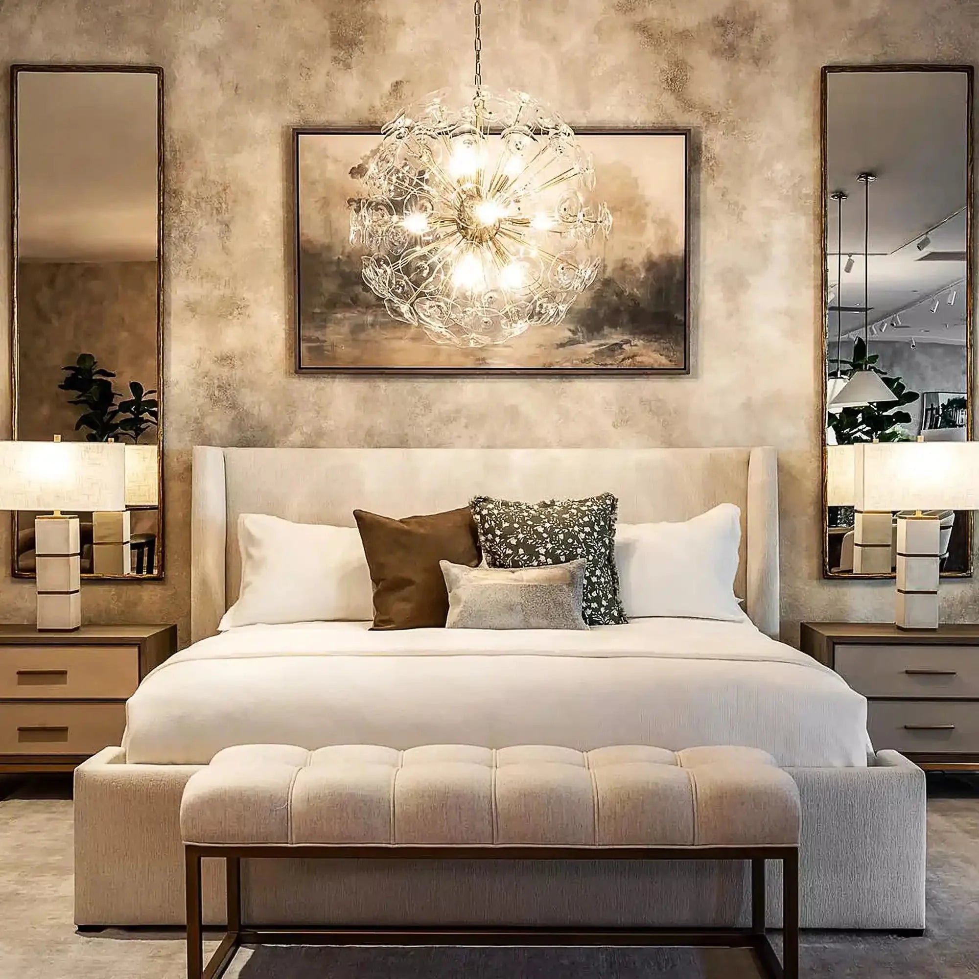 Lily Round Chandelier 8/10/19 Light - Blushlighting