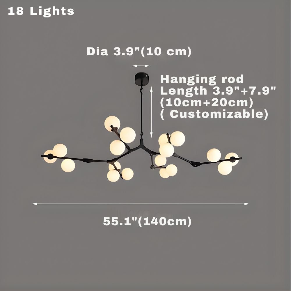 Modern Tree Branch Ceiling Light Fixture Seus Lighting