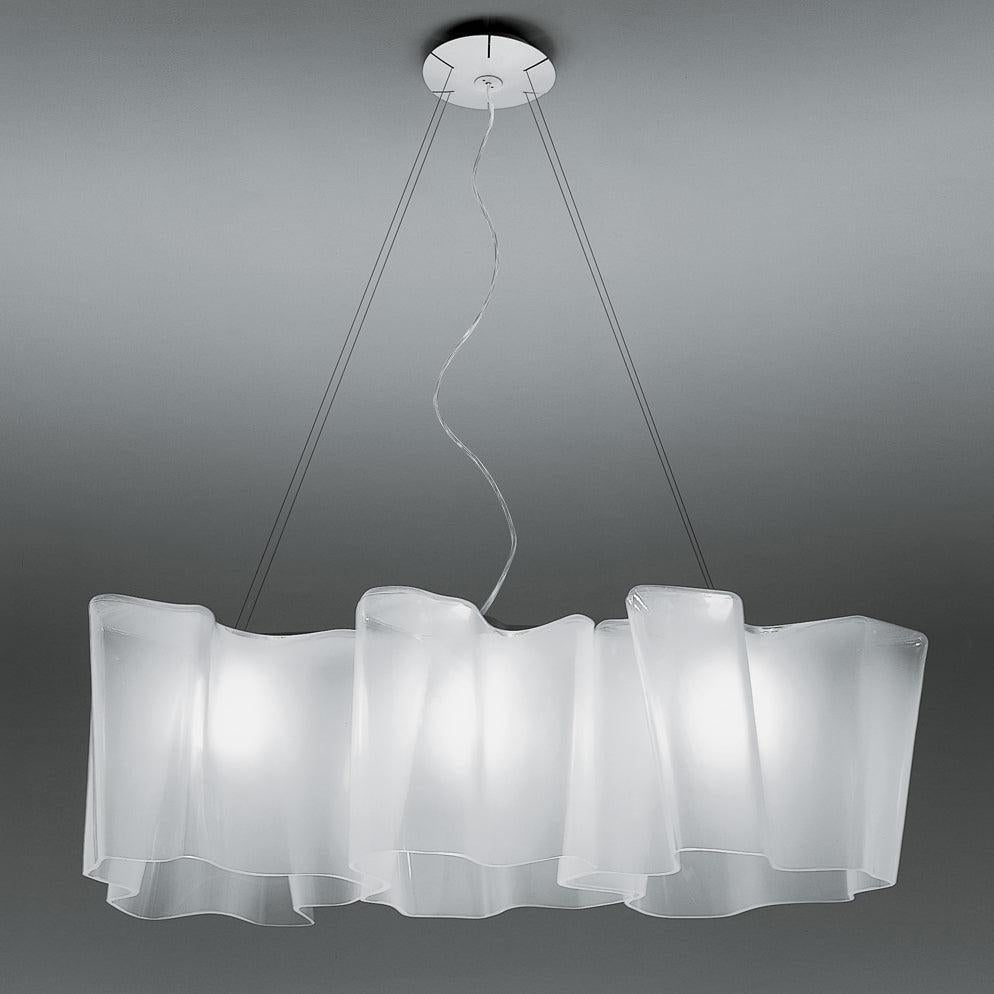Logico Triple Linear Chandelier 15.75"W - Milky WhiteBlushlighting