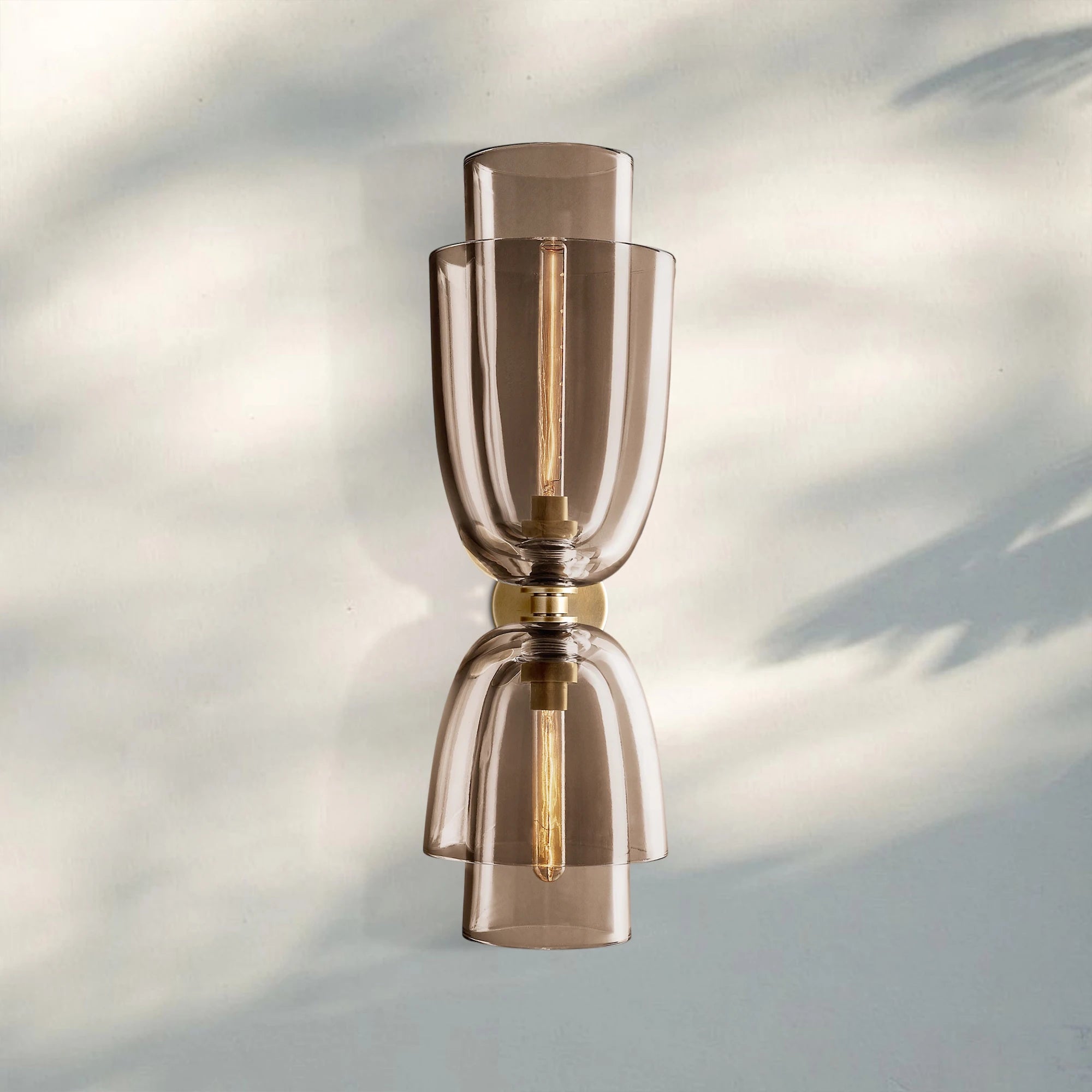 Blum Glass Cloche Grand Sconce-Blushlighting