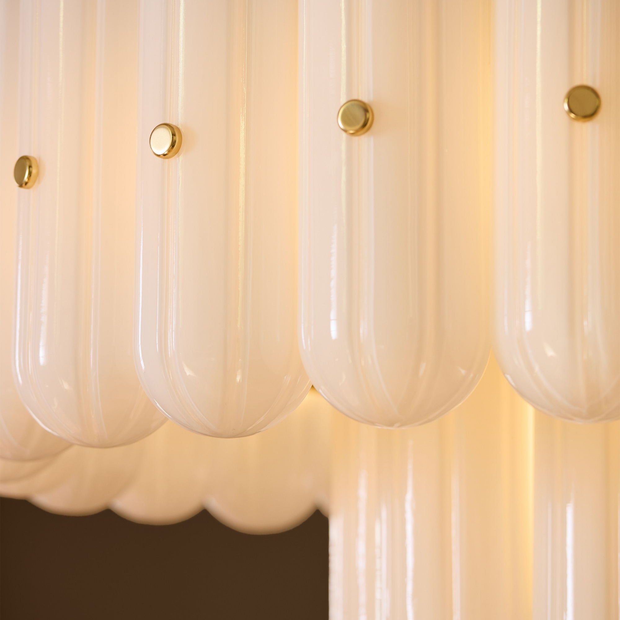 Lorna LED Double Tier Chandelier 25" 35" 46"-Chandelier-Blushlighting-Blushlighting