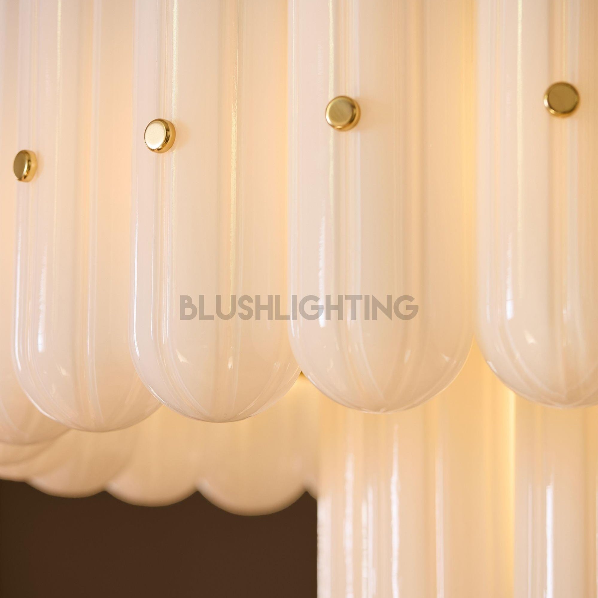 Lorna LED Double Tier Chandelier 25" 35" 46"-Chandelier-Blushlighting-Blushlighting