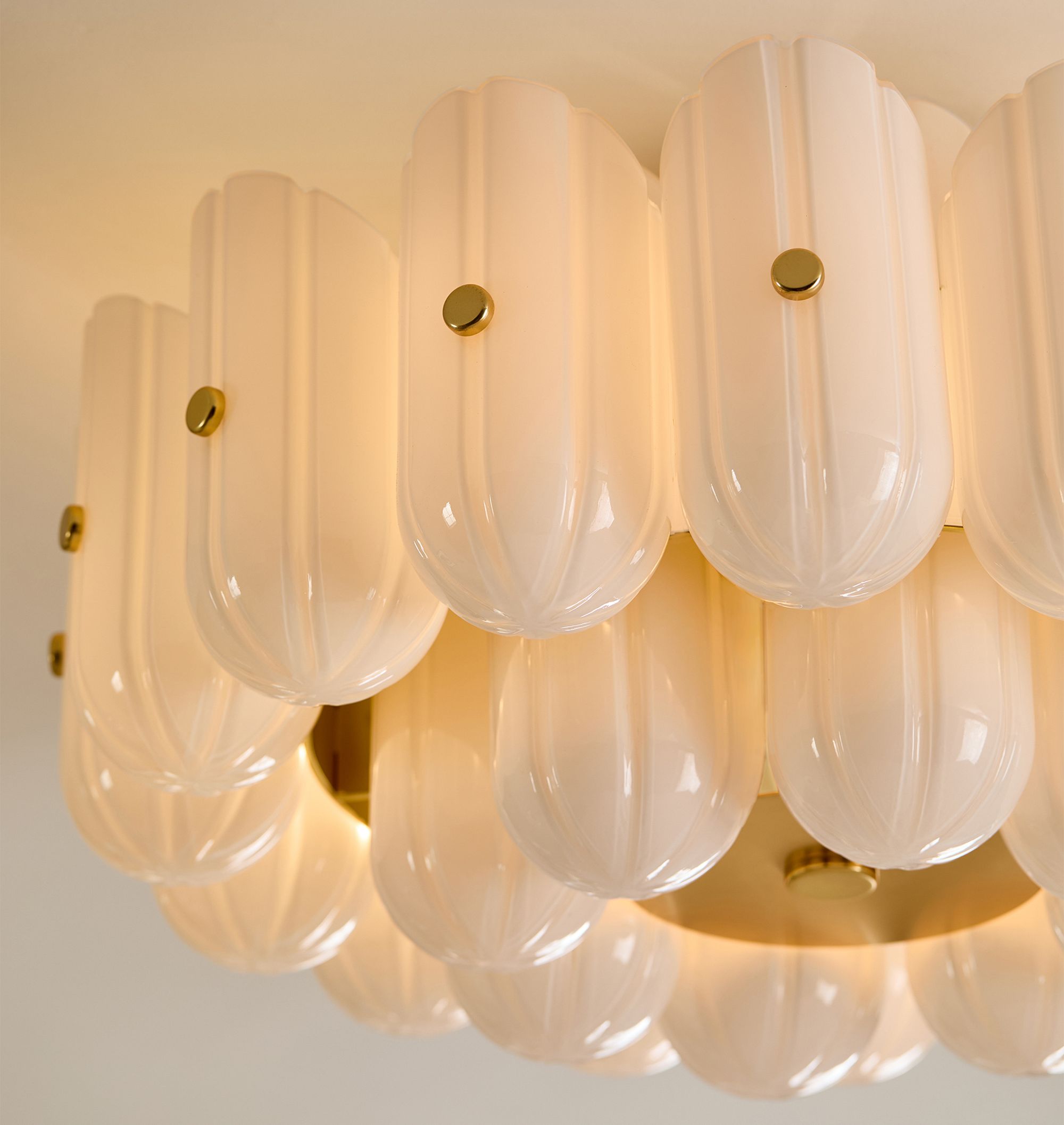 Lorna LED Double Tier Flush Mount 25" - BronzeBlushlighting