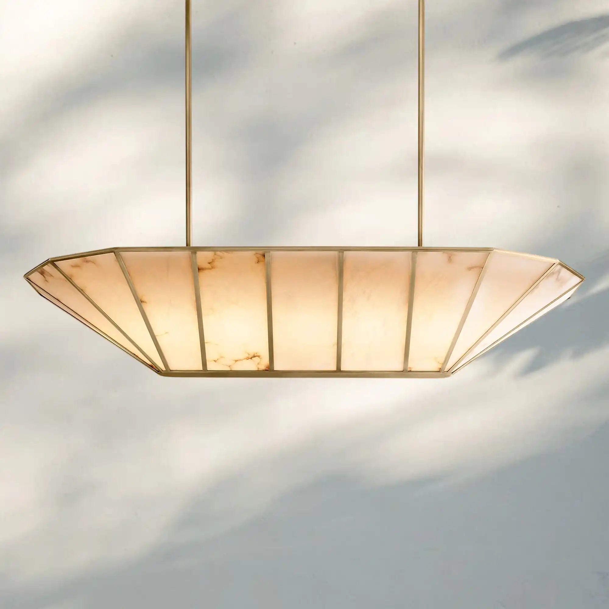 Lucette Linear Chandelier 52" 74" - Blushlighting