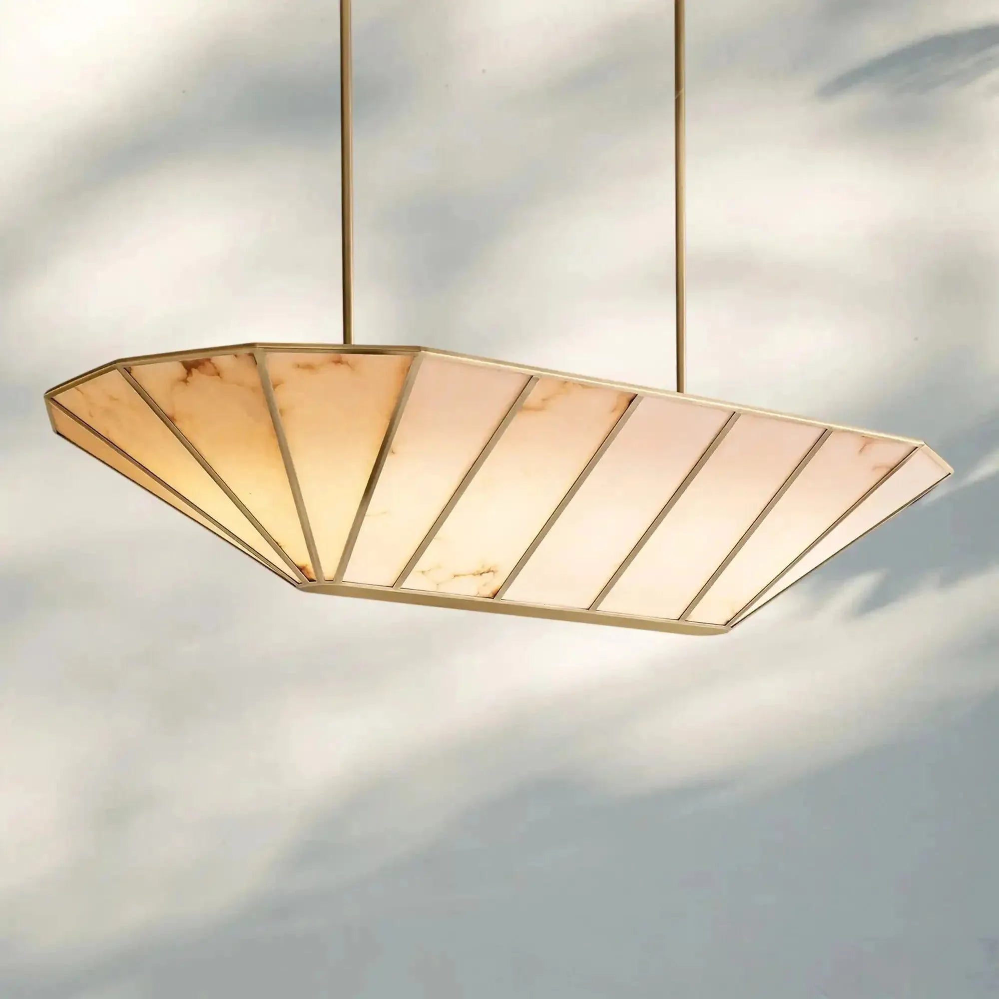 Lucette Linear Chandelier 52" 74" - Blushlighting
