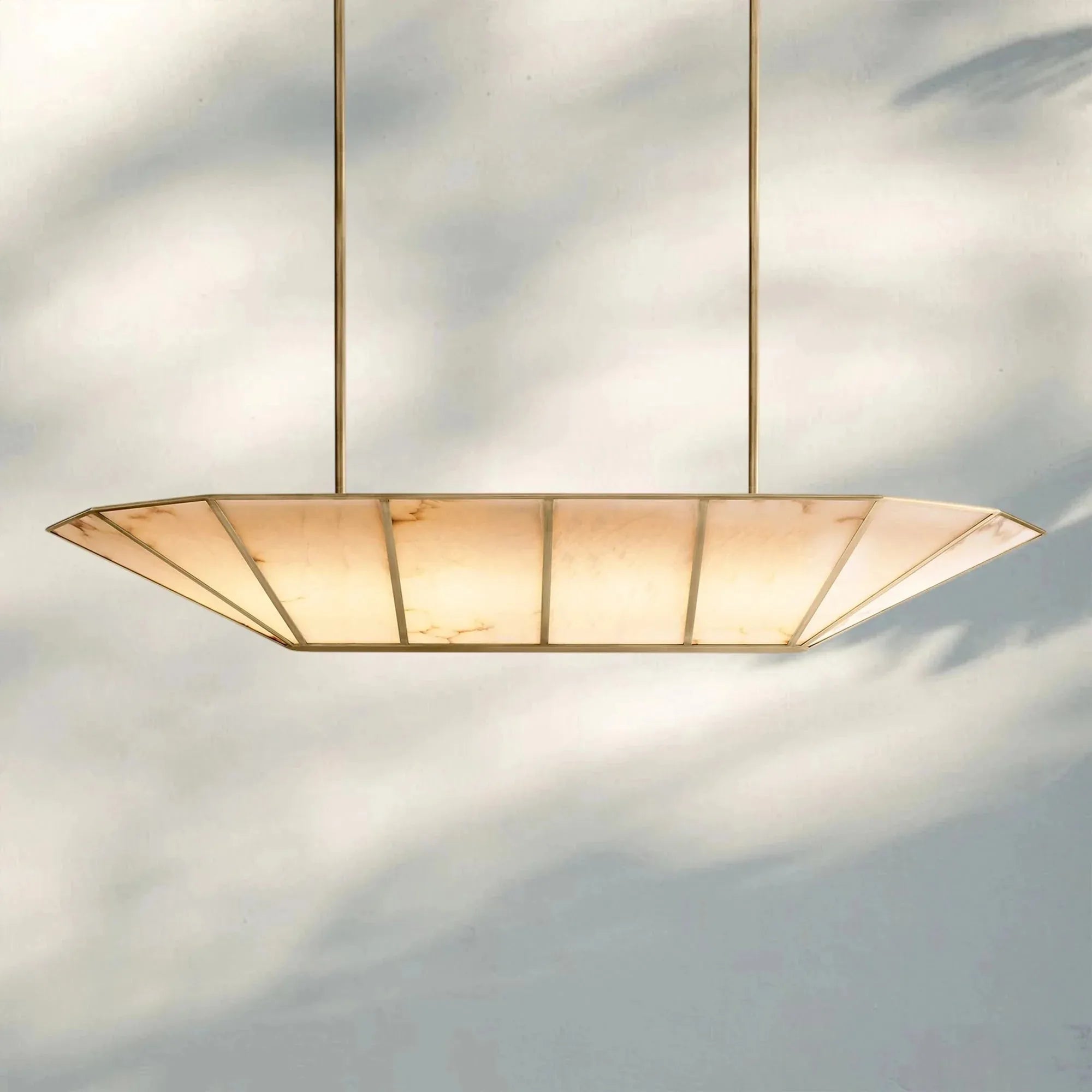 Lucette Linear Chandelier 52" 74" - Blushlighting