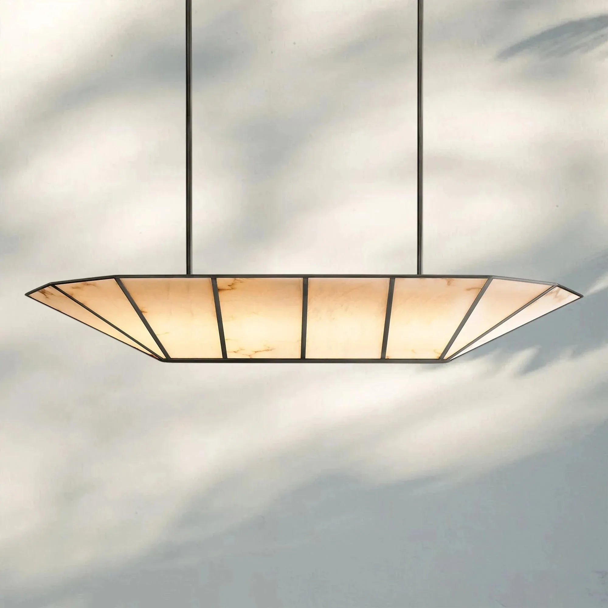 Lucette Linear Chandelier 52" 74" - Blushlighting