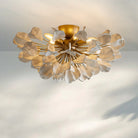 Lunaria Flush Mount-Brass / Ivory-Blushlighting