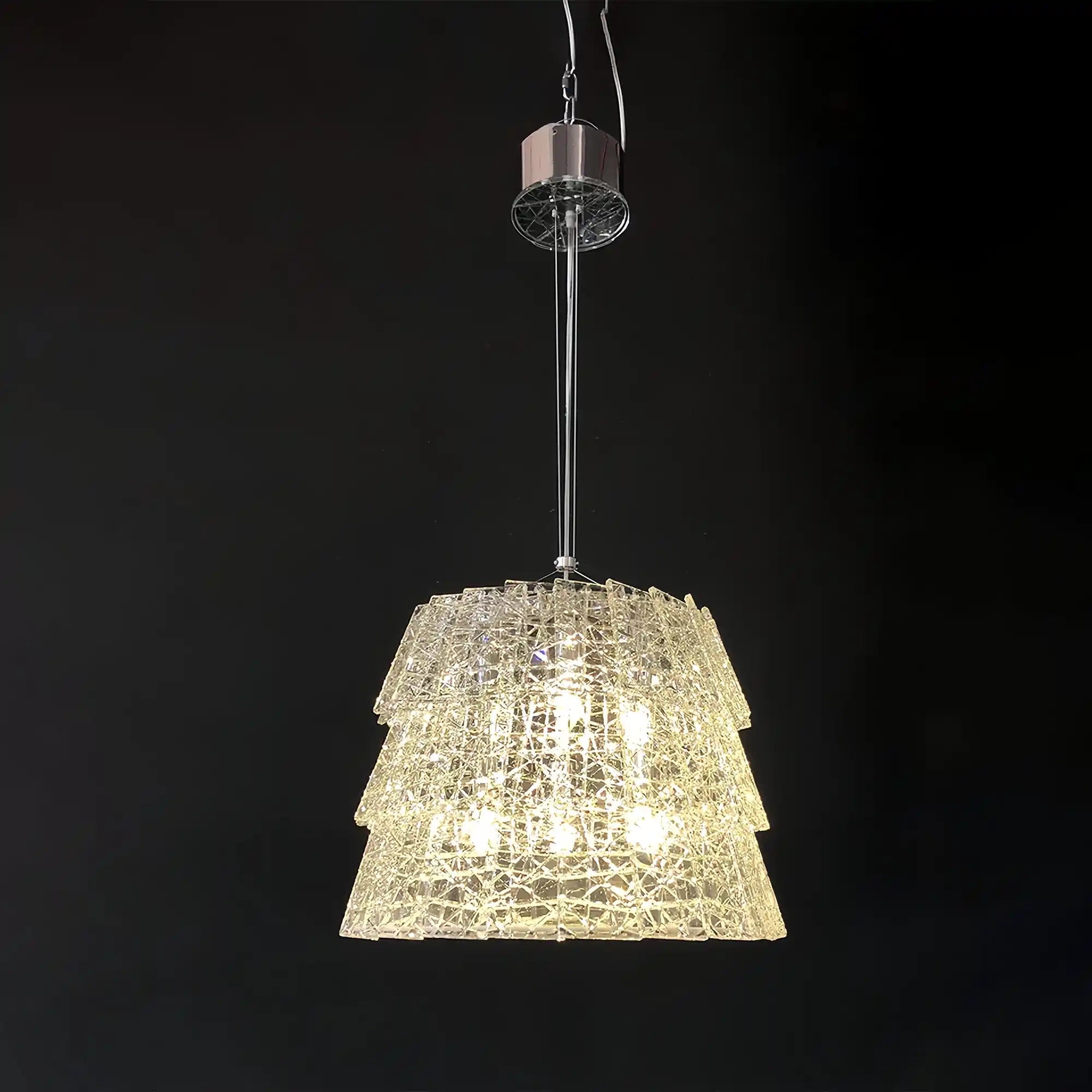 Lustre Modern Crystal Chandelier Lighting - Blushlighting
