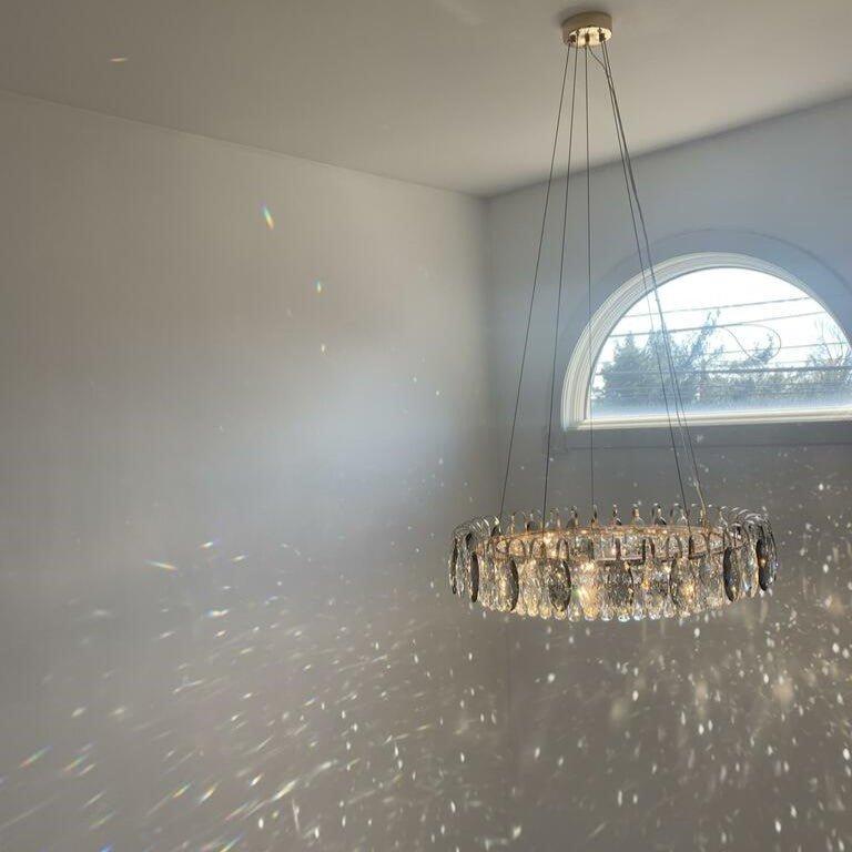 Luxurious K9 Crystal Chandelier Modern Ceiling Light Fixtures Set for Living Room/Dining Room-Chandeliers-Blushlighting-Blushlighting