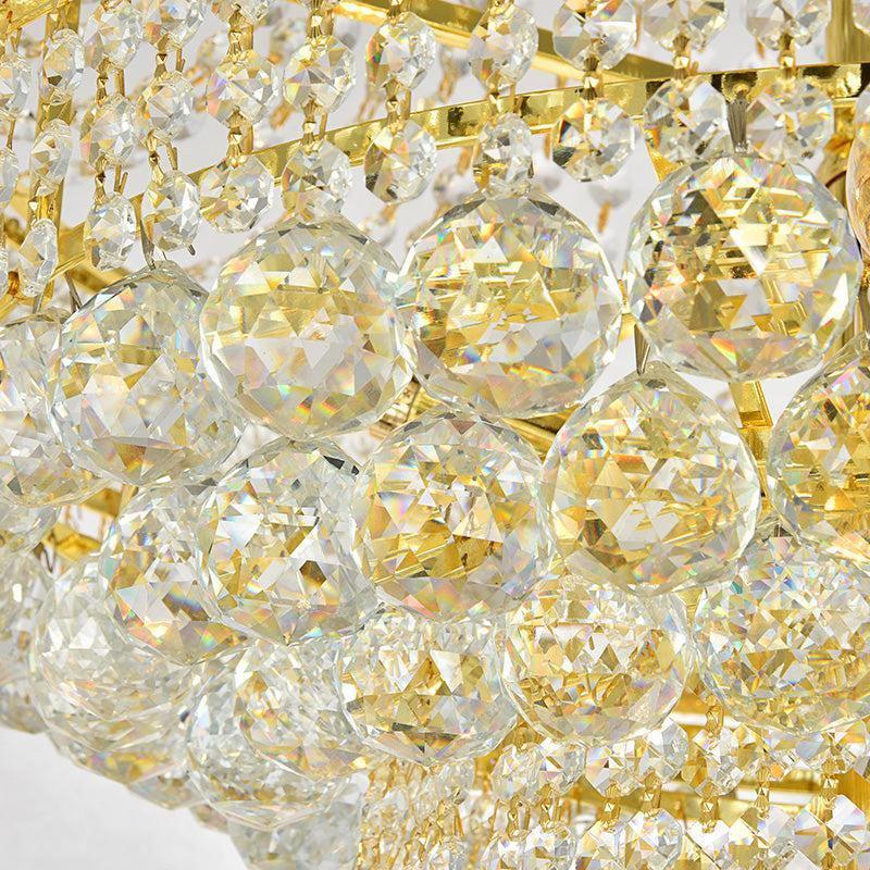 Luxury Crystal Chandelier for Grand Villa Hall and Duplex Staircase Lighting-chandelier-Blushlighting-Blushlighting