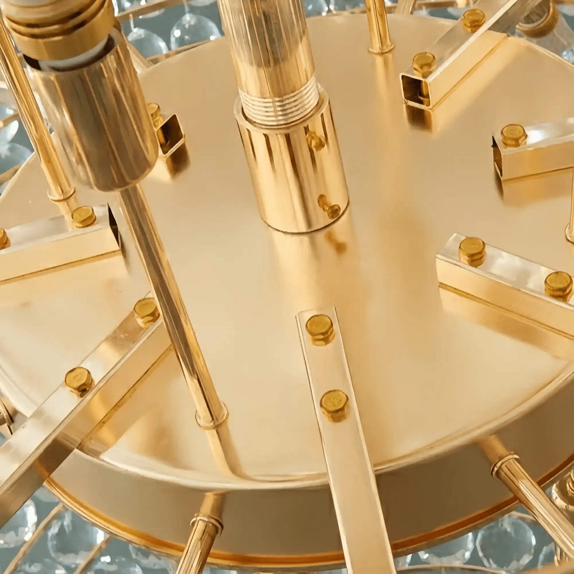 Luxury Extra Large Crystal Chandelier Round Ceiling Light Fixture for Foyer, Entryway & Entrance - Blushlighting