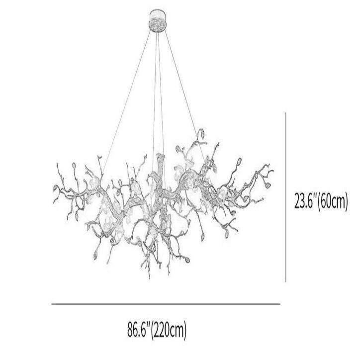 Luxury Flower Tree Branch Chandelier-chandeliers for dining room,chandeliers for stairways,chandeliers for foyer,chandeliers for bedrooms,chandeliers for kitchen,chandeliers for living room-Blushlighting