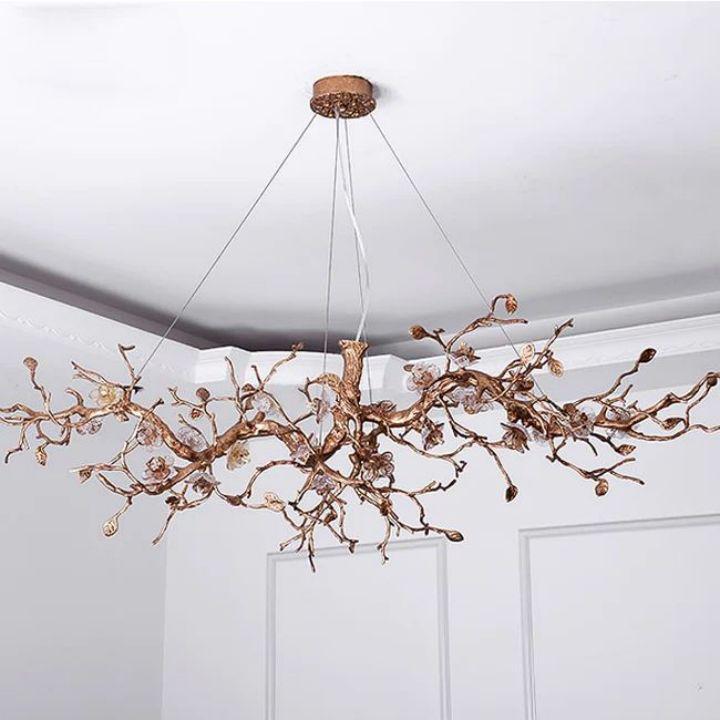 Luxury Flower Tree Branch Chandelier - L 39.4″(100cm) x W 25.6″(65cm) x H 22.8″(58cm)Blushlighting