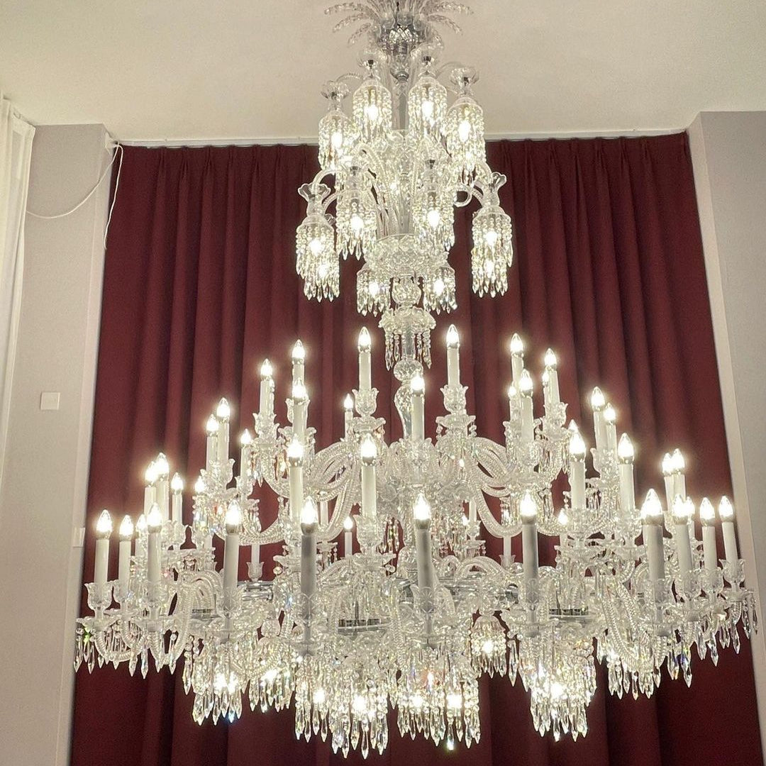 Luxury Large Multi Candles Chandelier Islam Crystal Ceiling Lighting Fixture For Living Room/ Hall Decoration-Chandeliers-Blushlighting-Blushlighting