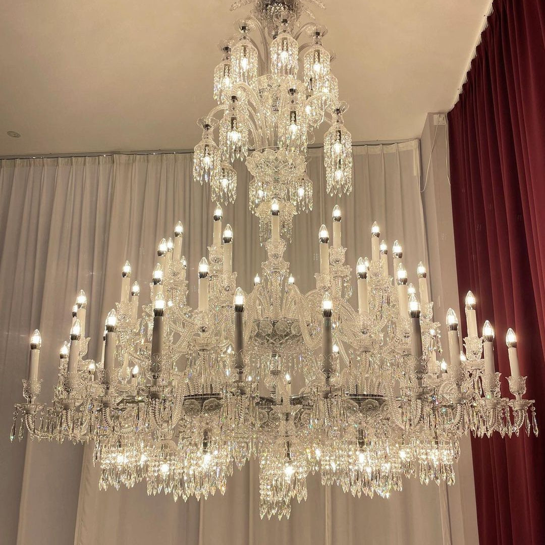 Luxury Large Multi Candles Chandelier Islam Crystal Ceiling Lighting Fixture For Living Room/ Hall Decoration-Chandeliers-Blushlighting-Blushlighting