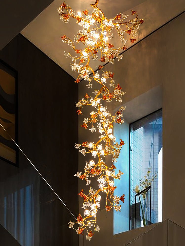 Luxury Villa Elegant Villa Blossom and Branch Chandelier,-Blushlighting-Blushlighting