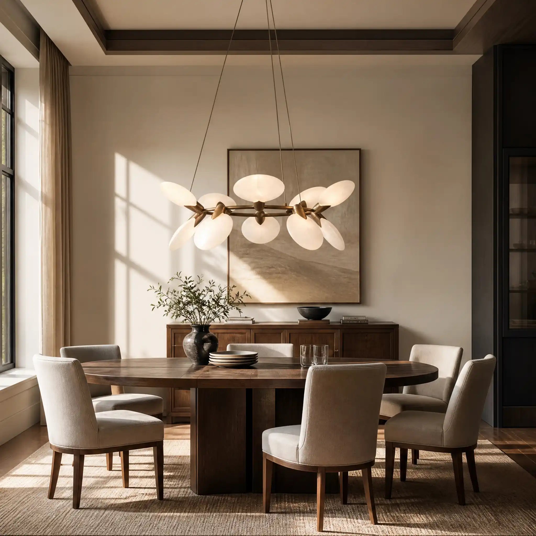 Lyla Halo Chandelier - Blushlighting