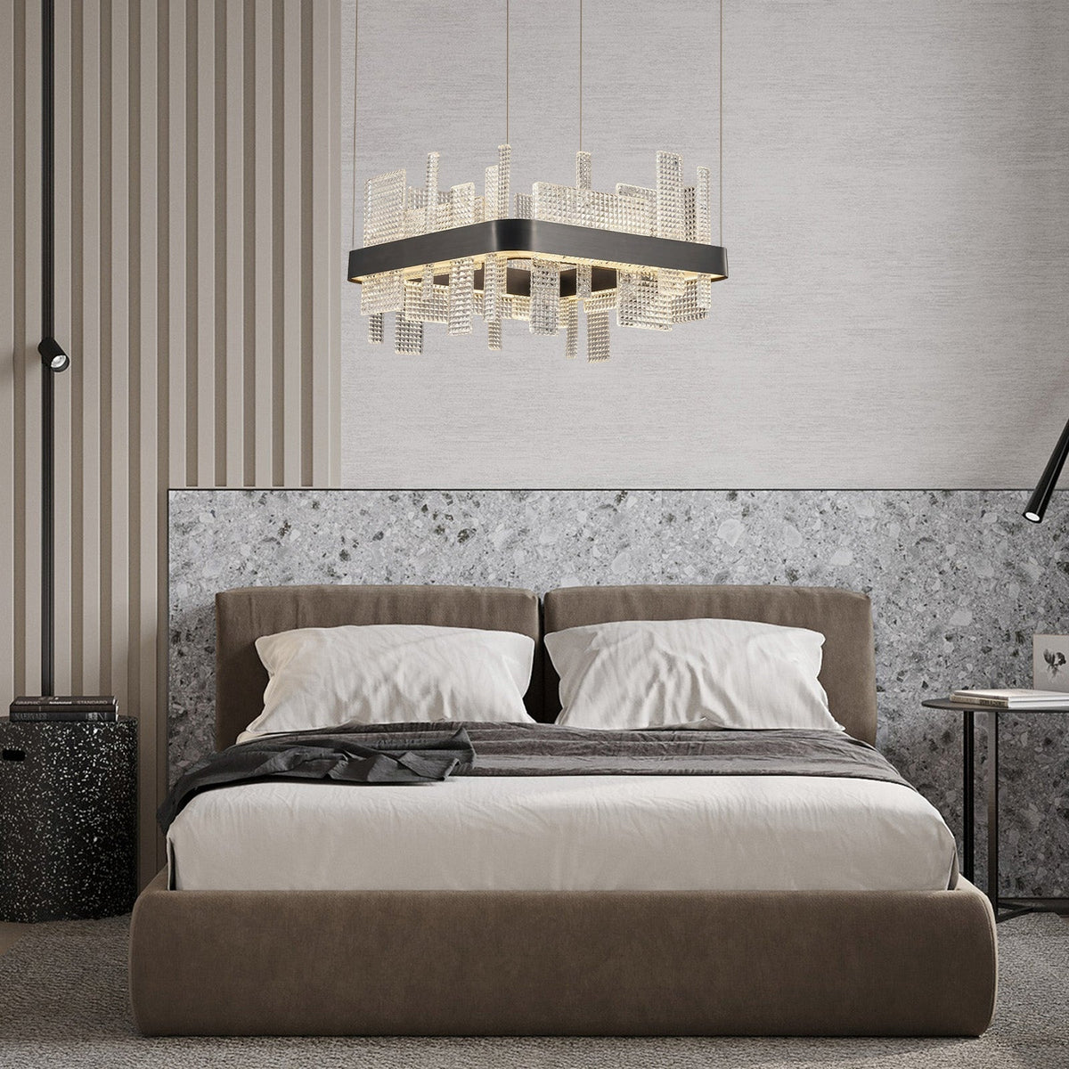 Lyra Glass Pendant Light 19.7" - L19.7" × W19.7" × H12.8" (L50 × W50 × H32.5 cm)Blushlighting