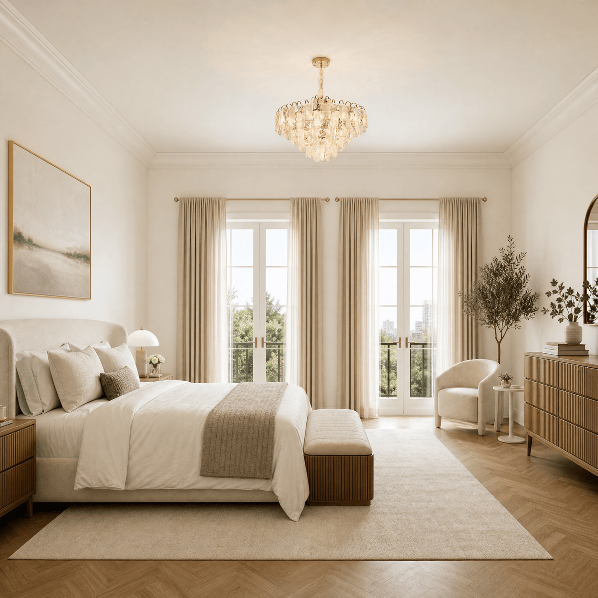 Madreperla Crystal Chandelier - Blushlighting