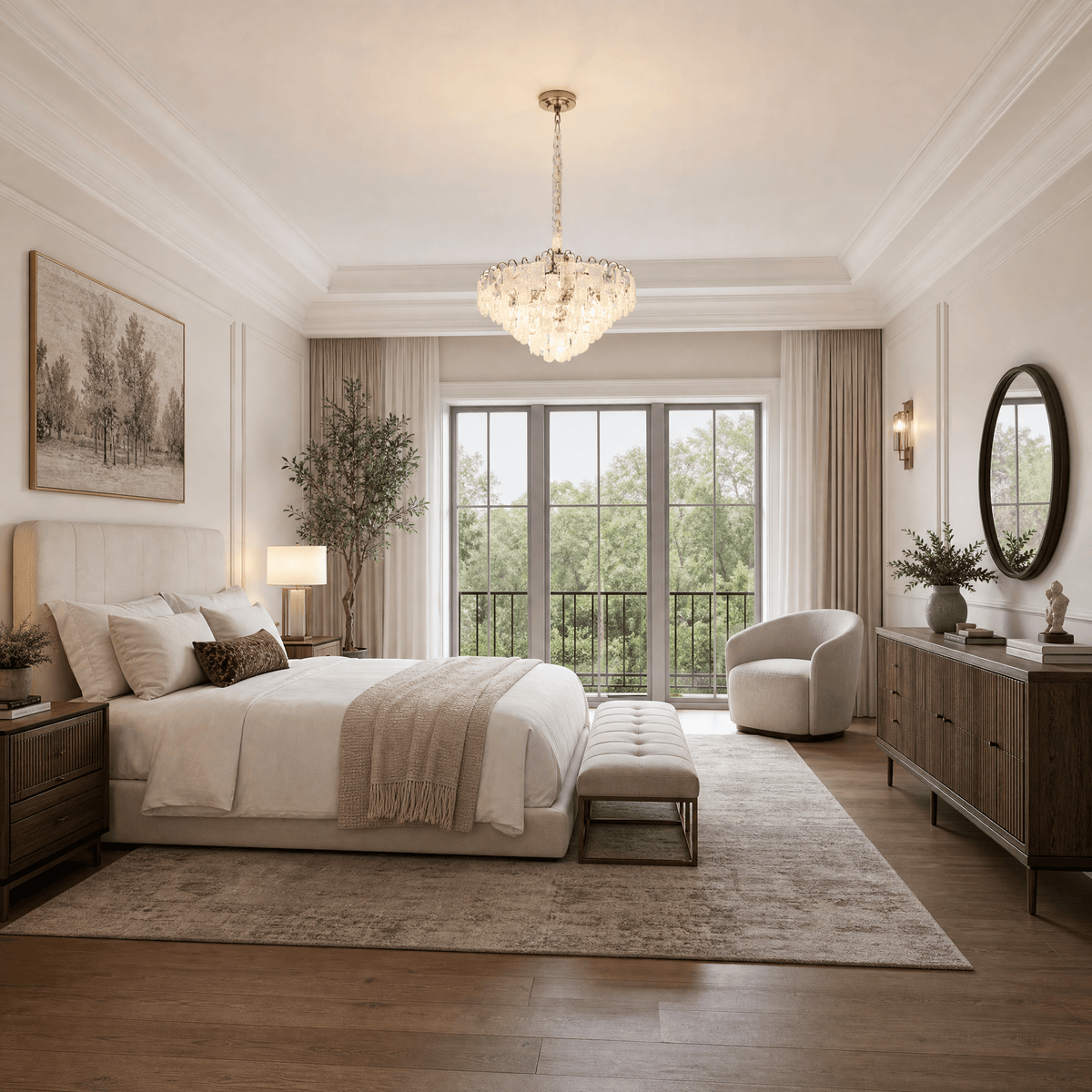Madreperla Crystal Chandelier - Blushlighting