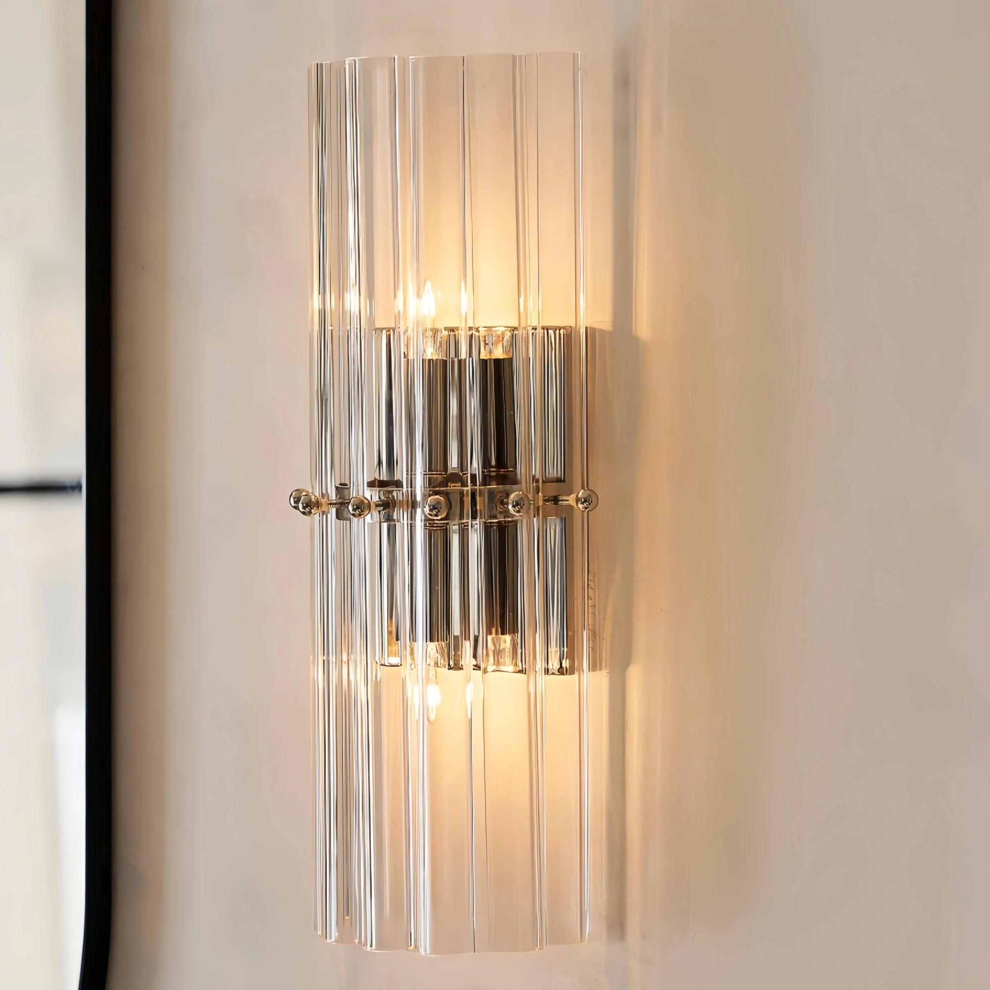 Mallory Glass Wall Sconce - Blushlighting