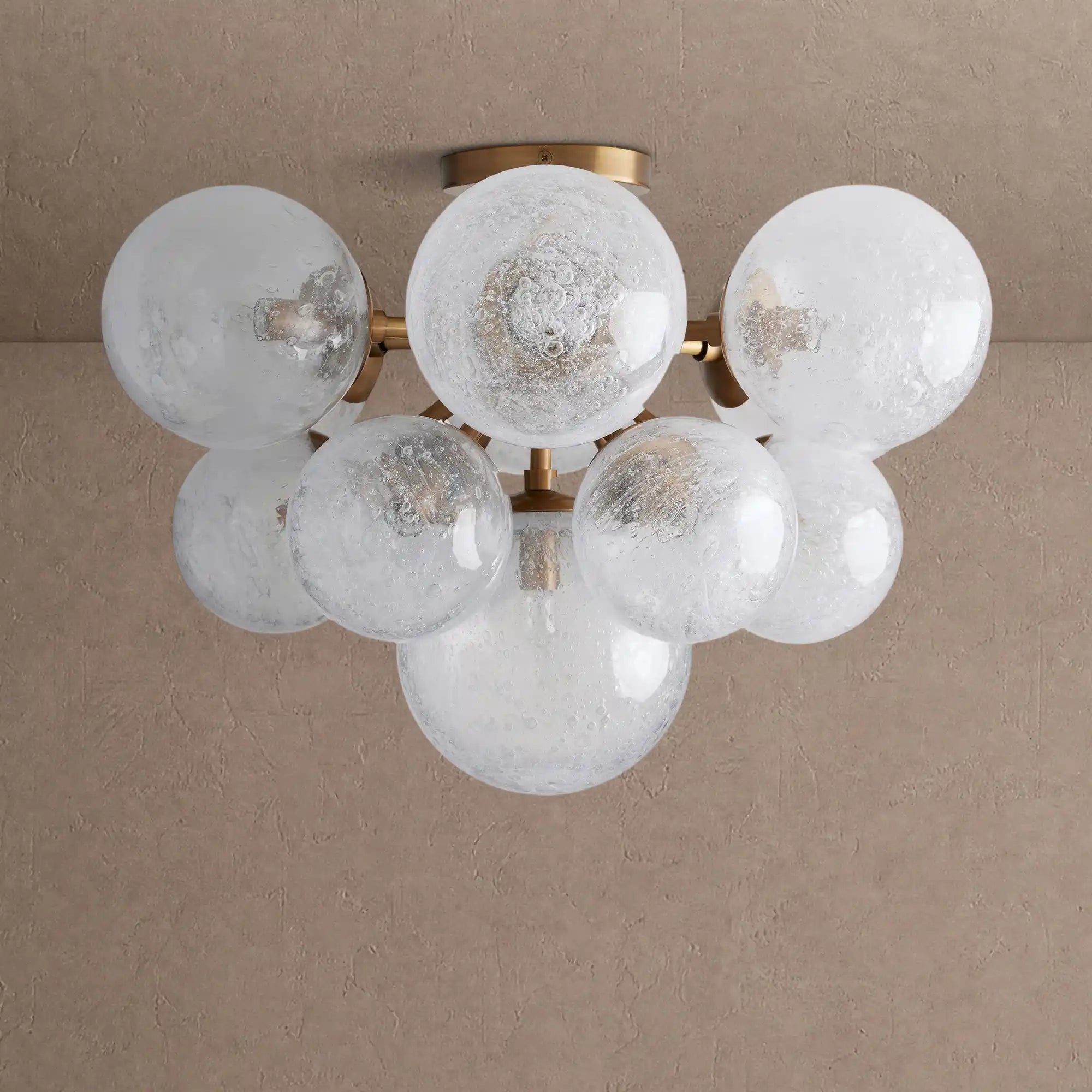 Mandoza Flushmount - NickelBlushlighting