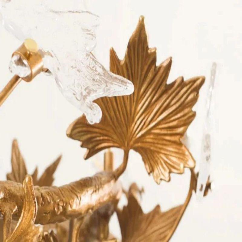 Maple Leaf Branch Chandelier-branch chandeliers for dining room,branch chandeliers for stairways,branch chandeliers for foyer,branch chandeliers for bedrooms,branch chandeliers for kitchen,branch chandeliers for living room-Blushlighting
