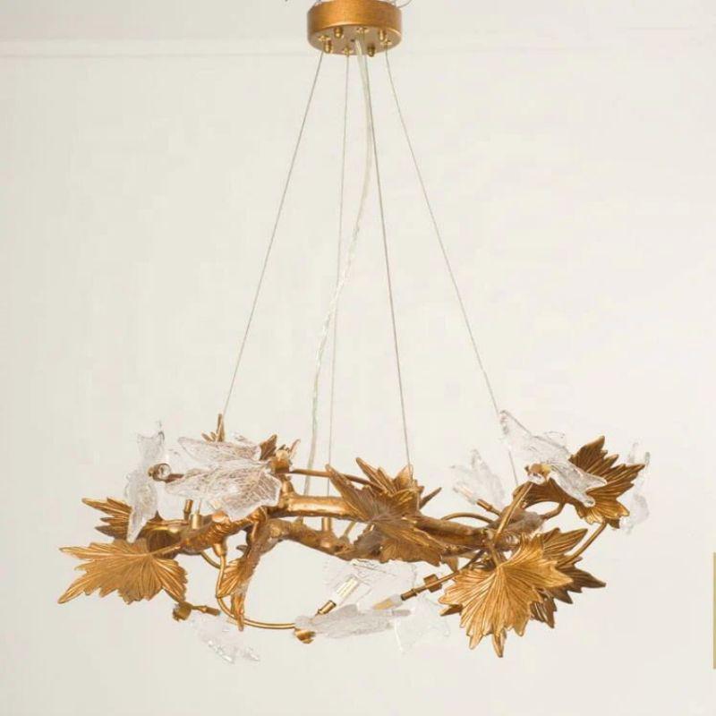 Maple Leaf Branch Chandelier - D120cm (D47¼")Blushlighting