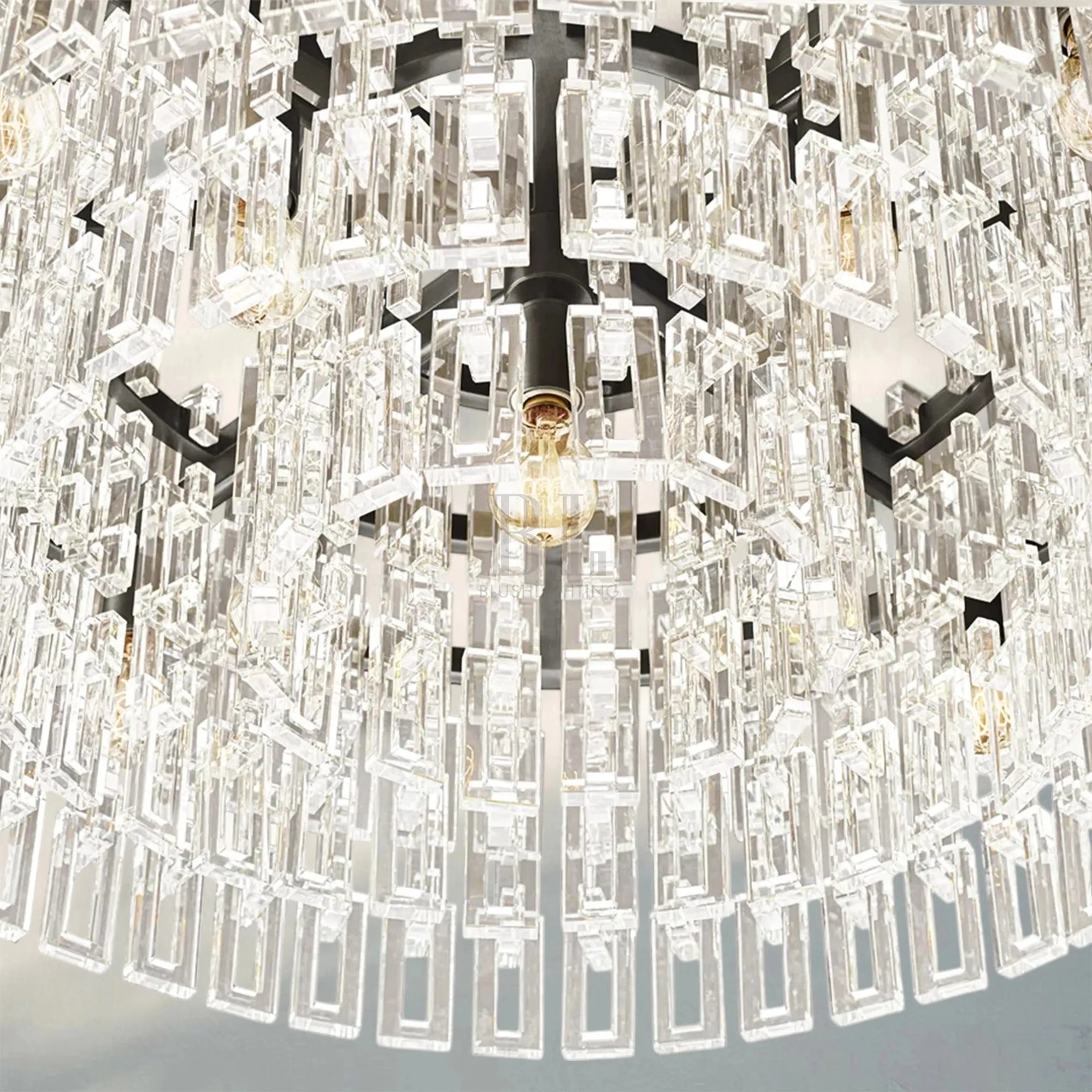 Marigan K9 Crystal Round Chandelier for Living Room-