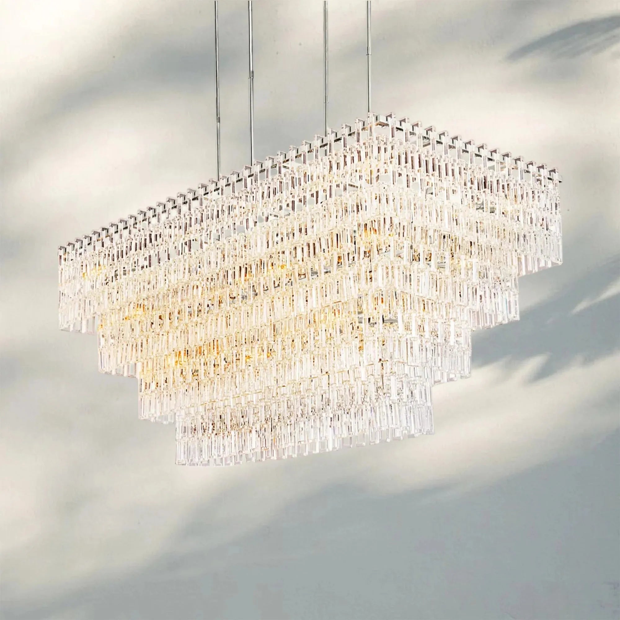 Marigan Multi-Tier Rectangular Chandelier 60" 72"-